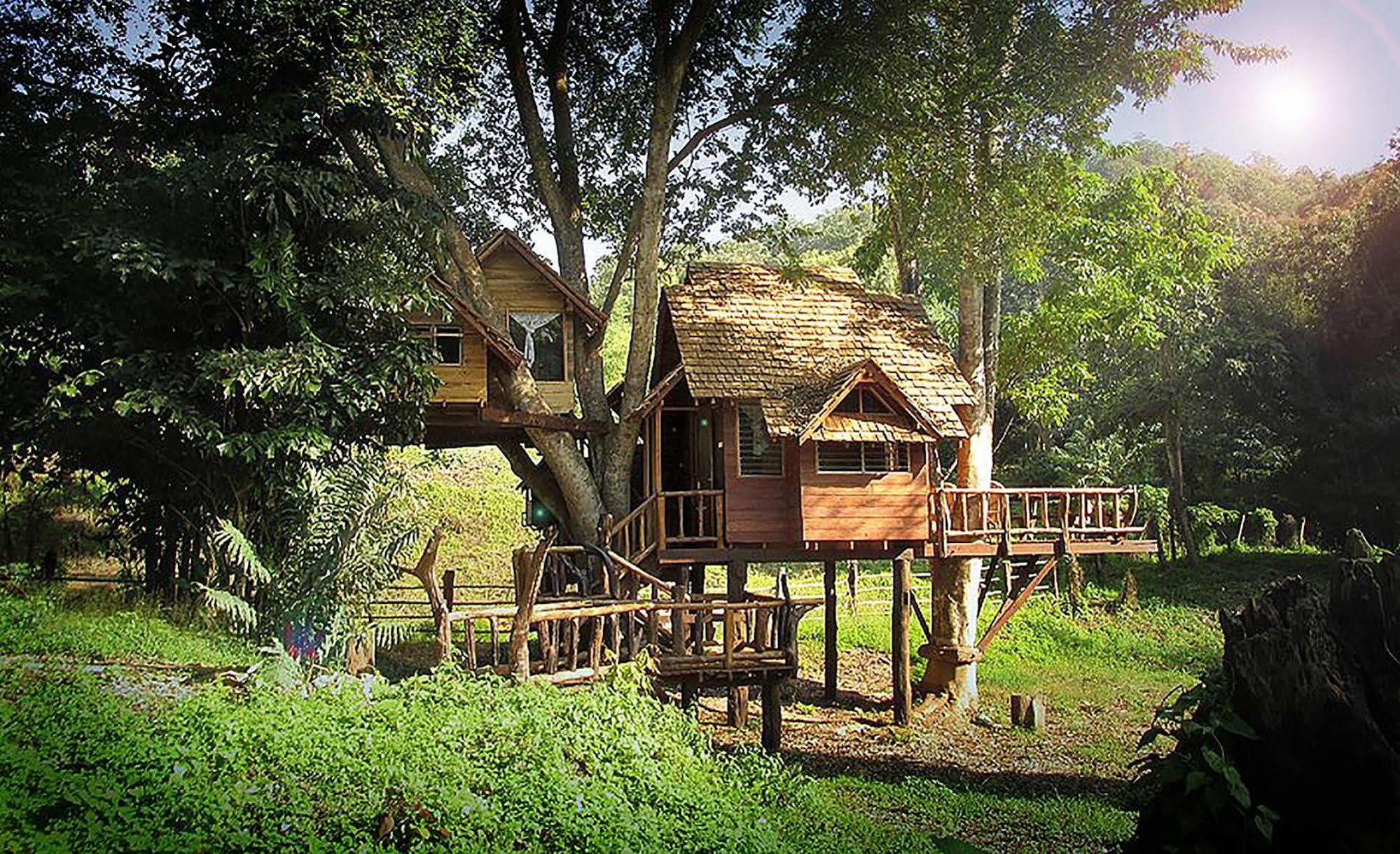 Rabeang Pasak Treehouse Resort Chiang Mai Exterior photo